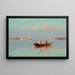 Venetië in de lagune - Pietro Galter — ingelijst kunstwerk aan de muur