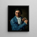 Portret van de architect Giuseppe Valadier - Pietro Labruzzi — ingelijst kunstwerk aan de muur