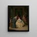 The Meeting - Pietro Longhi — framed artwork on a wall