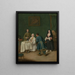 The Temptation - Pietro Longhi — framed artwork on a wall