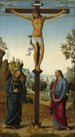 The Crucifixion with the Virgin, Saint John, Saint Jerome, and Saint Mary Magdalene - Pietro Perugino — artwork view