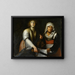 Judith en de dienares - Pietro Ricchi — ingelijst kunstwerk aan de muur