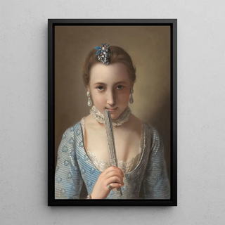 Pietro Rotari - Young Woman with a Fan.webp