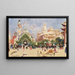 Het park Monceau Pavillon van de Wereldtentoonstelling - Pietro Scoppetta — ingelijst kunstwerk aan de muur