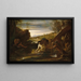 van Alexandre de Grote gered uit de rivier de Cydnus - Pietro Testa — ingelijst kunstwerk aan de muur