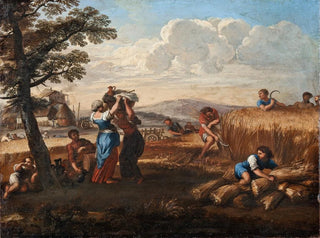 Pietro da Cortona - Landscape with Harvesting.webp