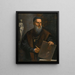 Portret van Titien - Pietro della Vecchia — ingelijst kunstwerk aan de muur