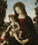 Maria met het kind Jezus en Johannes de Doper - Pinturicchio — weergave van het kunstwerk