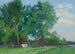 Landschapschilderij - Piotr Hipolit Krasnodbski — weergave van het kunstwerk