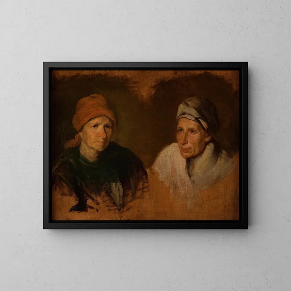 Vrouwen van het platteland - Piotr Michałowski — ingelijst kunstwerk aan de muur