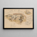 Studies en schetsen van galopperende paarden - Piotr Michałowski — ingelijst kunstwerk aan de muur