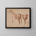 L'étude du cheval et de son harnais - Piotr Michałowski — ingelijst kunstwerk aan de muur