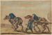 Paarden met koetsier met een koetsier - Piotr Michałowski — weergave van het kunstwerk