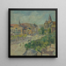 Place in front of the house in Košice - Stefan Fodor — framed artwork on a wall