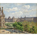 Reproductie van het schilderij Place du Carrousel, Parijs - Camille Pissarro