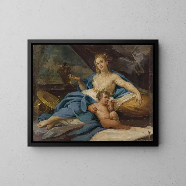 Venus liggend - Placido Costanzi — ingelijst kunstwerk aan de muur