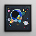 Meerdere cirkels - Wassily Kandinsky — ingelijst kunstwerk aan de muur