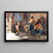 L'heure du déjeuner - Pío Collivadino — ingelijst kunstwerk aan de muur