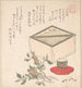 Green Dot Painting in a Measure and Hibiscus Ears with Sardine Heads - Kubo Shunman — artwork view