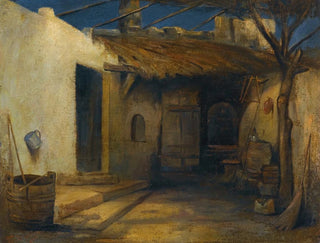 Polychronis Lembessis - A Courtyard.webp