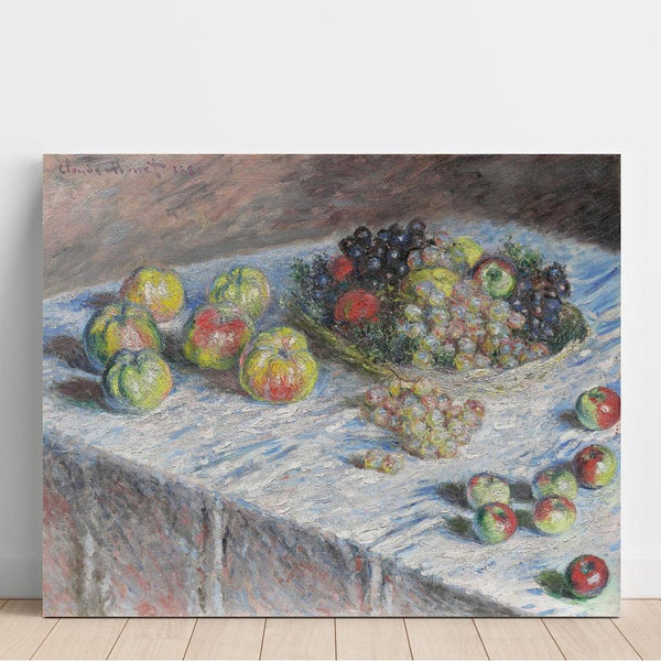 Reproductie van het schilderij Appelen en druiven - Claude Monet