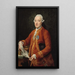 Don José Moñino y Redondo, comte de Floridablanca - Pompeo Batoni — ingelijst kunstwerk aan de muur