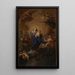 La Vierge à l'Enfant en gloire - Pompeo Batoni — ingelijst kunstwerk aan de muur