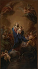 La Vierge à l'Enfant en gloire - Pompeo Batoni — weergave van het kunstwerk