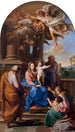De Maagd met Kind met de heiligen Jozef, Zacharias en Elisabeth en de kleine Sint Jan - Pompeo Batoni — weergave van het kunstwerk