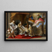 De paus Benoît XIV die de encycliek Ex Omnibus presenteert aan graaf de Stainville, toekomstige hertog van Choiseul - Pompeo Batoni — ingelijst kunstwerk aan de muur