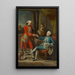 Sir Sampson Gideon et un compagnon non geïdentificeerd - Pompeo Batoni — ingelijst kunstwerk aan de muur