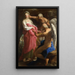 Le Temps ordonne à la Vieillesse de détruire la Beauté - Pompeo Batoni — ingelijst kunstwerk aan de muur