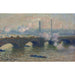 Reproductie van het schilderij Pont de Waterloo, grijze dag - Claude Monet