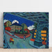 Reproductie van het schilderij Pont ferroviaire sur la rue Löbtauer à Dresde - Ernst Ludwig Kirchner