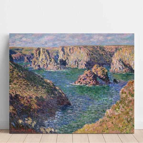 Reproductie van het schilderij Port-Domois, Belle-Île - Claude Monet