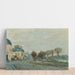 Reproductie van het schilderij Port-Marly vóór de overstroming - Alfred Sisley