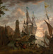 Oriental maritime port - Hendrik van Minderhout — artwork view