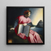 Portret allegorisch van Dante - Florentijn 16e eeuw — ingelijst kunstwerk aan de muur