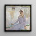 Portrait of Anna de Weert - Emile Claus — framed artwork on a wall