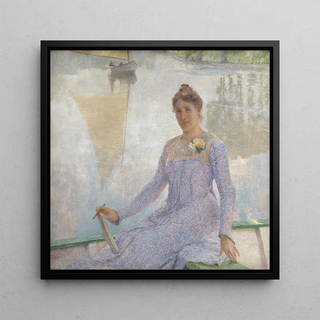 Portrait d'Anna de Weert - Emile Claus