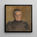 Portret van Evelin Czbel - Ladislav Mednynszky — ingelijst kunstwerk aan de muur