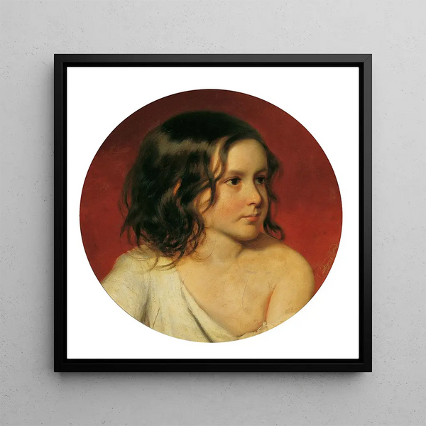 Portrait d'enfant - Josef Matthias Aigner