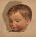 Portret van een kind - Adolph Tidemand — weergave van het kunstwerk