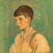 Portret van een jongen - Bernard Meninsky — weergave van het kunstwerk