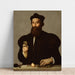 Reproductie van het schilderij Portret van een edelman - Raphael