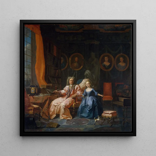 Portrait d'un homme et de sa fille - Jan Carel Vierpeyl