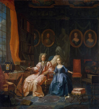 Portrait d'un homme et de sa fille - Jan Carel Vierpeyl