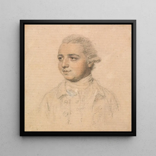 Portrait d'un jeune homme pris sur le vif tourné à gauche - John Smart