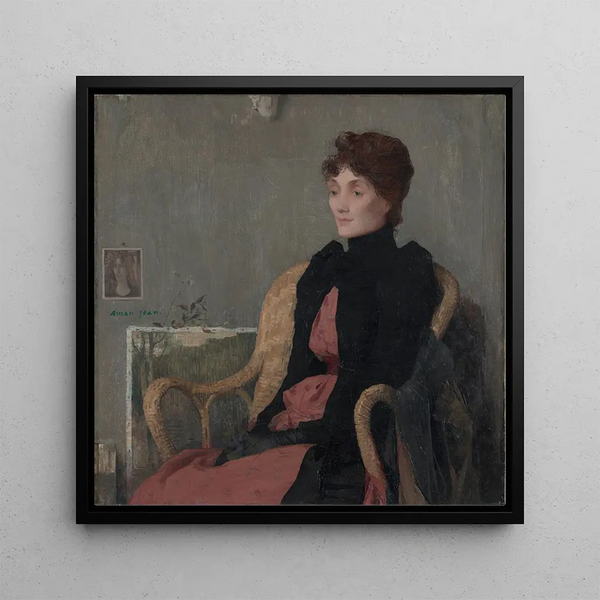 Edmond Francois AmanJean - Portrait of a Woman.webp
