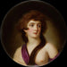 Portret van een jonge vrouw - Carl Christian Kanz — weergave van het kunstwerk